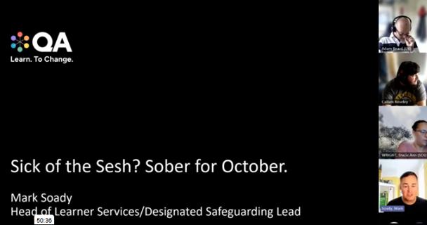 Sick of the Sesh? Go Sober for October! On-demand webinar