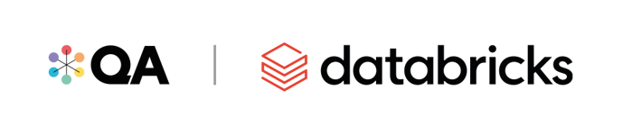 databricks and QA logos