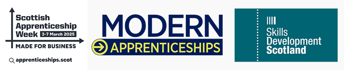 Scottish Apprenticeship Week logos