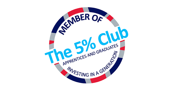 5% club logo