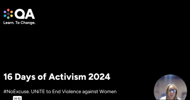 16 days of activism against gender based violence