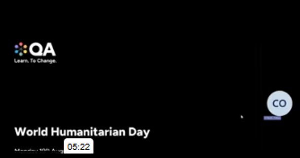 World humanitarian day: On-demand webinar