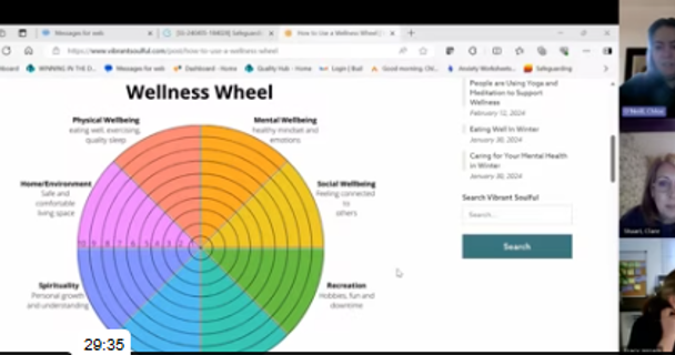 The wellness wheel